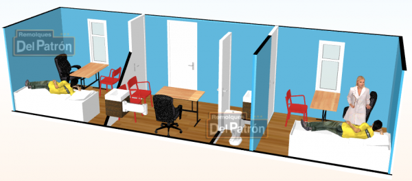 Consultorio Doble y Sala Recepción para Diagnostico CCDR-9M-A - Imagen 3