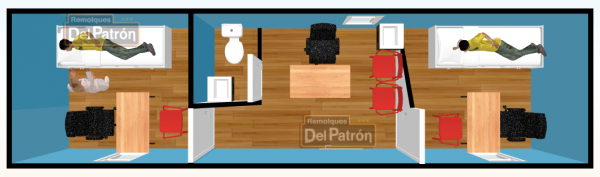 Consultorio Doble y Sala Recepción para Diagnostico CCDR-9M-A - Imagen 4